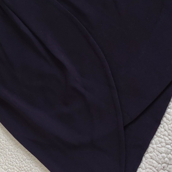 NWT Misook XL Blue Pleated Stretch Waist Tulip Petal Skirt - Picture 9 of 15